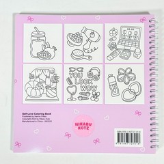 Self-Love: Girl Therapy Coloring Book, Spiral Bound, 40 pg. , 8.5″ x 8.5″
