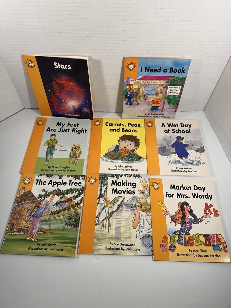 Sunshine Books The Wright Group Lot Of 8 Level 1 Various Sets Softcover