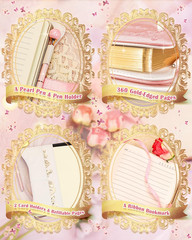 hi! SCI Diary with Lock and Keys for Girls & Women, 360 Pages Journal with Lock