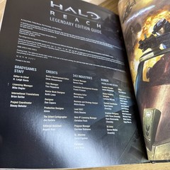 Halo Reach Legendary Edition Guide Hardcover w DJ Doug Walsh 2010 BradyGames