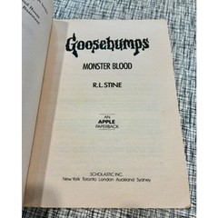 R.L. Stine Goosebumps Monster Blood Trilogy Book Lot #3 #18 #29 First Editions