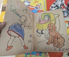 Lot of 10 Vintage USED Children’s Coloring Books 1950’s-60s Era in Nice Shape