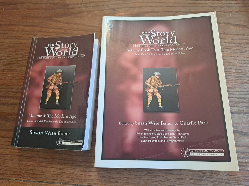 Lot 2 Story of the World Volume 4 Book And Activity Book – Homeschool History