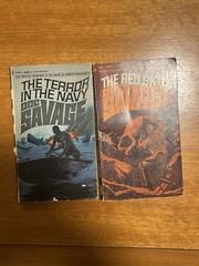 DOC SAVAGE Vintage 1940s Pulp Magazine Lot With Paperbacks