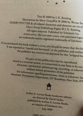 Rowling Harry Potter Goblet of Fire 2000 HC Mary GrandPré Book 4 Fantasy No DJ