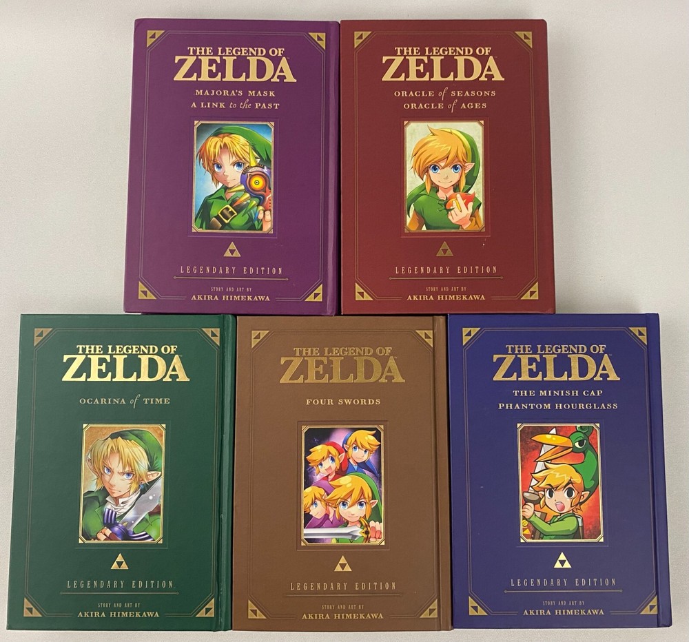 5 Books Akira Himekawa THE LEGEND OF ZELDA LEGENDARY EDITION 2020 First Edition