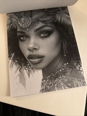adult coloring book Boho Beauties 8 X 11 1/2 NEW Shipping Included