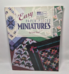 Easy Paper-Pieced Miniatures Quilt Book by Carol Doak & That Patchwork Place