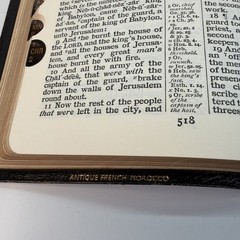Cambridge Cameo KJV Bible Indexed Red-Letter French Morocco Leather