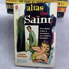 The Saint 6 book lot by Leslie Charteris Vintage 1930s 40s Paperbacks Avon