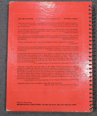 1966 Type & Lettering William Longyear VTG Revised 4th Edition Spiral Bound HC