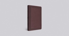 ESV Large Print Value Thinline Bible (Trutone, Mahogany, Border Design)