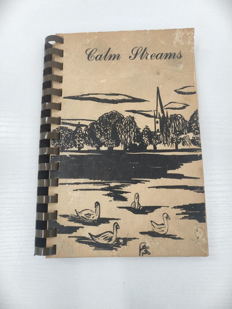 Vintage 1985 Calm Streams Elizabeth Braswell Poetry North Carolina Chapbook