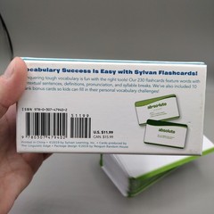 Sylvan Learning Grade 3 Vocabulary Flashcards 240 Cards for Improving Vocab