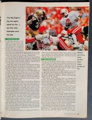 1987 Sport Magazine Lawrence TAYLOR Nebraska CORNHUSKERS Mike TYSON No Label