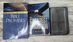Lot of 15 Christian Bibles Jesus Related Books/ Booklets Vintage 4lbs