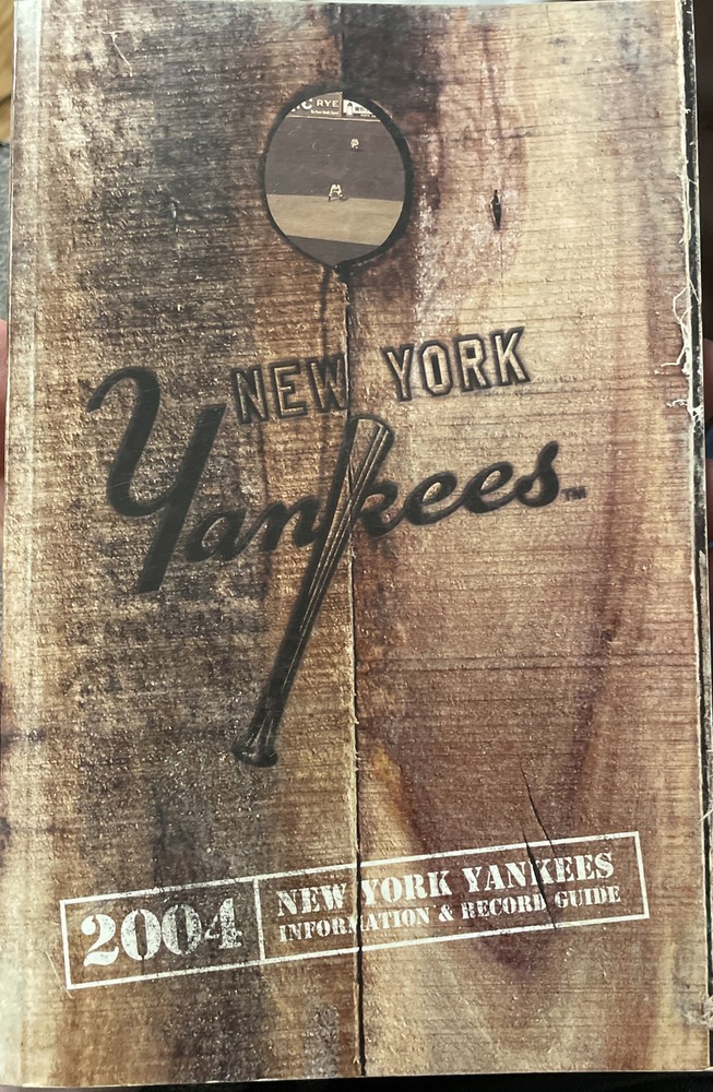 NEW YORK YANKEES 2004 Information and Record Guide 344 Pages!