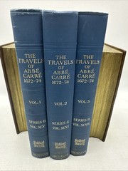 Travels Abbe Carré India 3 Vol Hakluyt 1947 Inscribed Set (AB114)