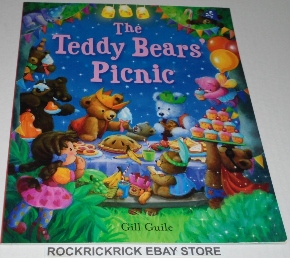 THE TEDDY BEARS PICNIC BOOK BY GILL GUILE 2014 22CM X 27CM