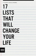 17 Lists That Will Change Your Life – paperback Catalog, Thought