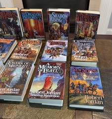 Robert Jordan The Wheel Of Time Complete Hardcover Set Rare Book Club Editions