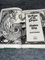 Stephen King The Eyes of the Dragon 1987 Viking First Edition HCDJ