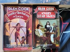 Huge Epic Fantasy Book Lot 11x – Glen Cook Black Company, Garrett PI, Erikson