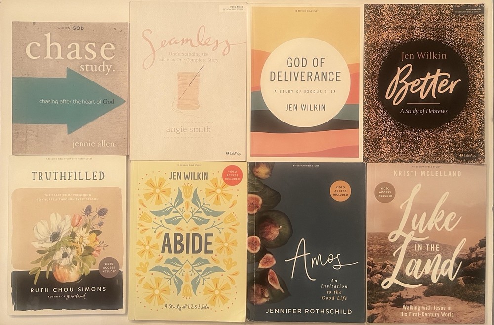 8 Bible Study Workbook Lot Jen Wilkin Kristi McLelland Ruth Chou Simons CLEAN