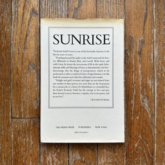 FREDERICK SEIDEL Poetry SUNRISE Poems Viking Press 1979 Lamont Selection