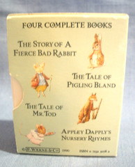 Original Peter Rabbit Miniature Collection 5~4 Boxed Mini Books~1990