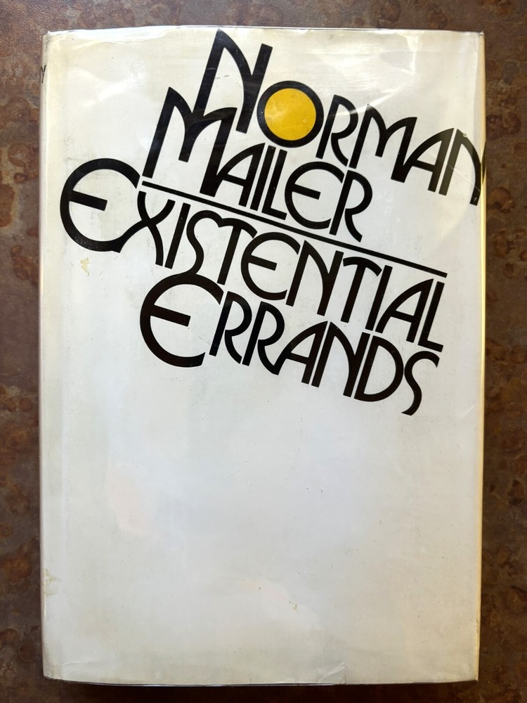 Signed Norman Mailer Existential Errands Hardcover 1st Edition 1972 VG+/VG+