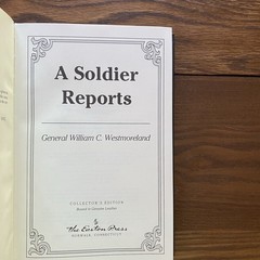 Easton Press A Soldier Reports 1994 General Westmoreland Military Leather Bound