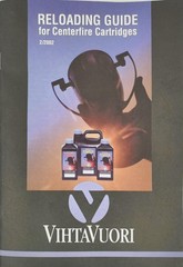 RELOADING GUIDE For Centerfire Cartridges Vihtavuori 2002 Chapbook Pamphlet