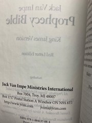 Jack Van Impe Prophecy Bible Limited Special Edition KJV Red Letter Edition
