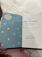 1963 Holy Bible KJV Self-Pronouncing Edition, Red Letter National Bible Press LN