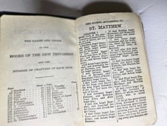 Lot of 3 – Vintage NEW TESTAMENT Vest Pocket Bibles, World and Bible Society