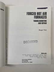 Forced Hot Air Furnaces by Roger Vizi (1999, Paperback)