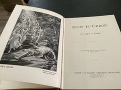 Hardback Book „Steps to Christ” White 1921
