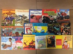 Lot of 20 Kids BOOKS FOR BOYS Learn to Read Picture Children Library RANDOM MIX