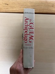 The GULAG ARCHIPELAGO, Three by Aleksandr Solzhenitsyn, HBDJ 1978, First Ed, 1st