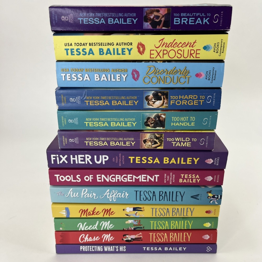 Tessa Bailey 13 Book Lot – Academy & Clarksons & More