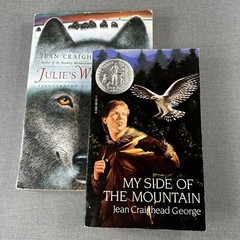 My Side of the Mountain & Julie’s Wolf Pack Jean Craighead George 2 Book Lot