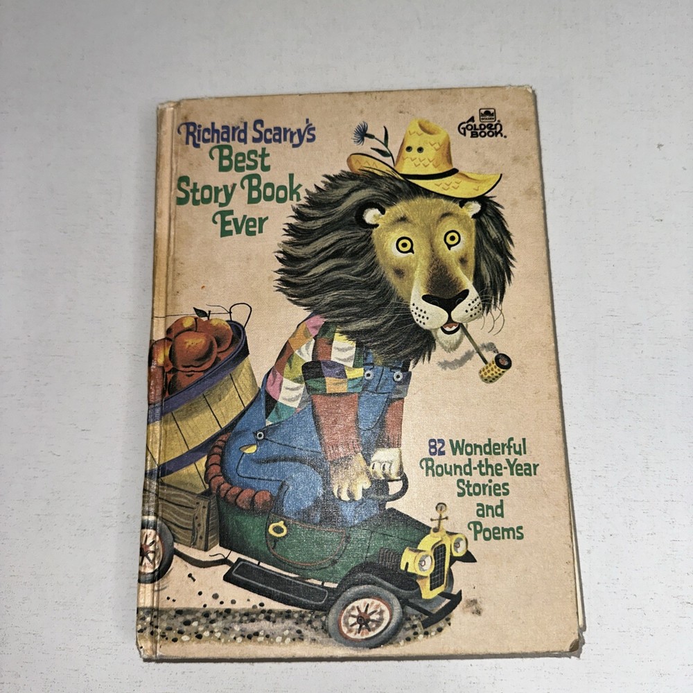 Richard Scarry’s Best Story Book Ever Western Publishing Poetry & Fable Book VG