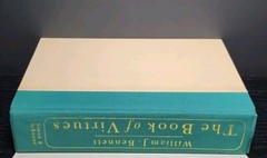 The Book of Virtues by William J. Bennett 1st Edition 10th Printing Hardcover