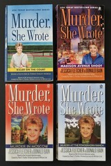 Murder She Wrote Book Lot 14 Paperback Mystery Jessica Fletcher 8 First Printing