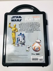 Star Wars – the Rise of Skywalker Book and Magnetic Playset Ages 3+ Pre Owned
