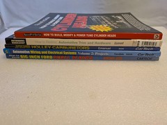 Lot of 5 Automotive Books Ford Big-Inch Holley Carbs Wiring Cylinder Heads Trim