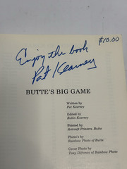 Pat Kearney Signed 1989 Paperback Butte’s Big Game Butte Central vs. Butte High