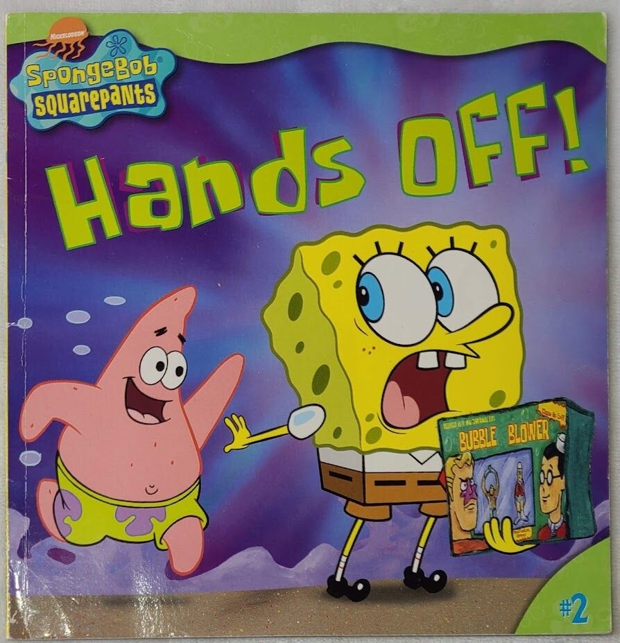 SpongeBob SquarePants Hands Off David Lewman 2003 Simon PB First Edition
