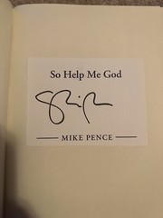 So Help Me God by Mike Pence Signed First Edition Hardcover